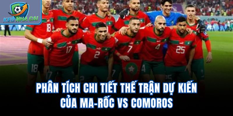 Phân tích chi tiết thế trận dự kiến của Ma-rốc Vs Comoros