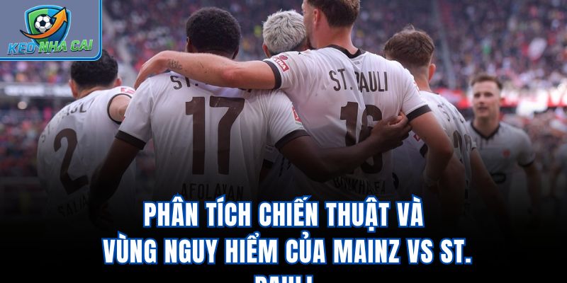 Phân tích chiến thuật và vùng nguy hiểm của Mainz vs St. Pauli